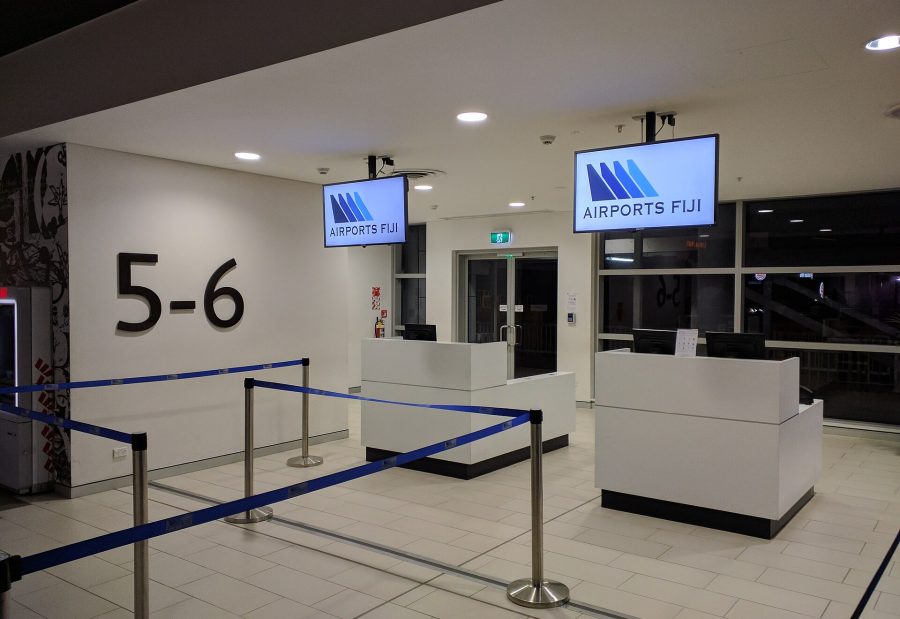 Airport departure gate where Victoria Tour provides fast-track assistance