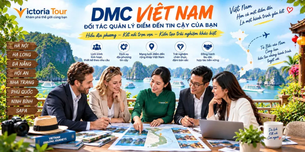 DMC Việt Nam – Đối Tác Cho Tour Operator & Travel Agent