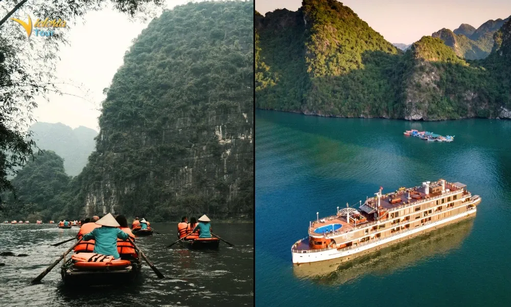 Boat trip in Ninh Binh and an overnight cruise in Ha Long Bay, Vietnam