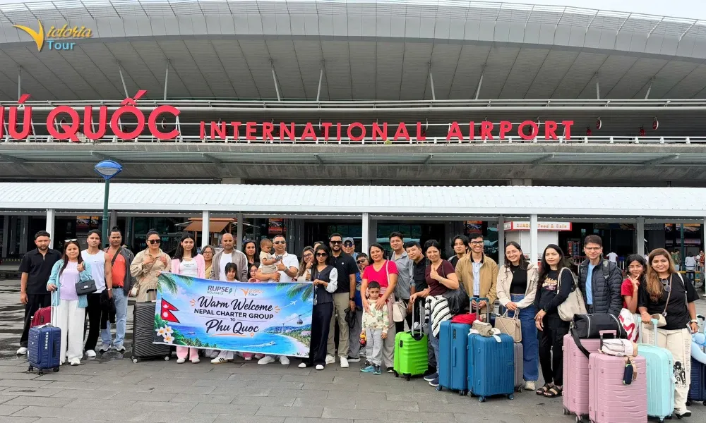 Victoria Tour Welcomes a Group of 130 Nepalese Guests to Phu Quoc