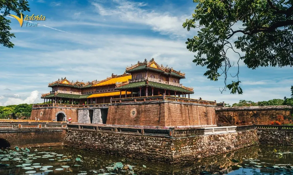 Ngo Mon Gate at Hue Imperial City, showcasing Vietnam's imperial heritage