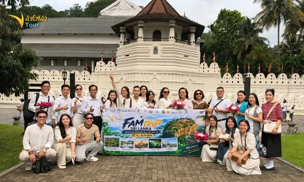 Victoria Tour Accompanies Vietnamese Travelers on a Sri Lanka Journey